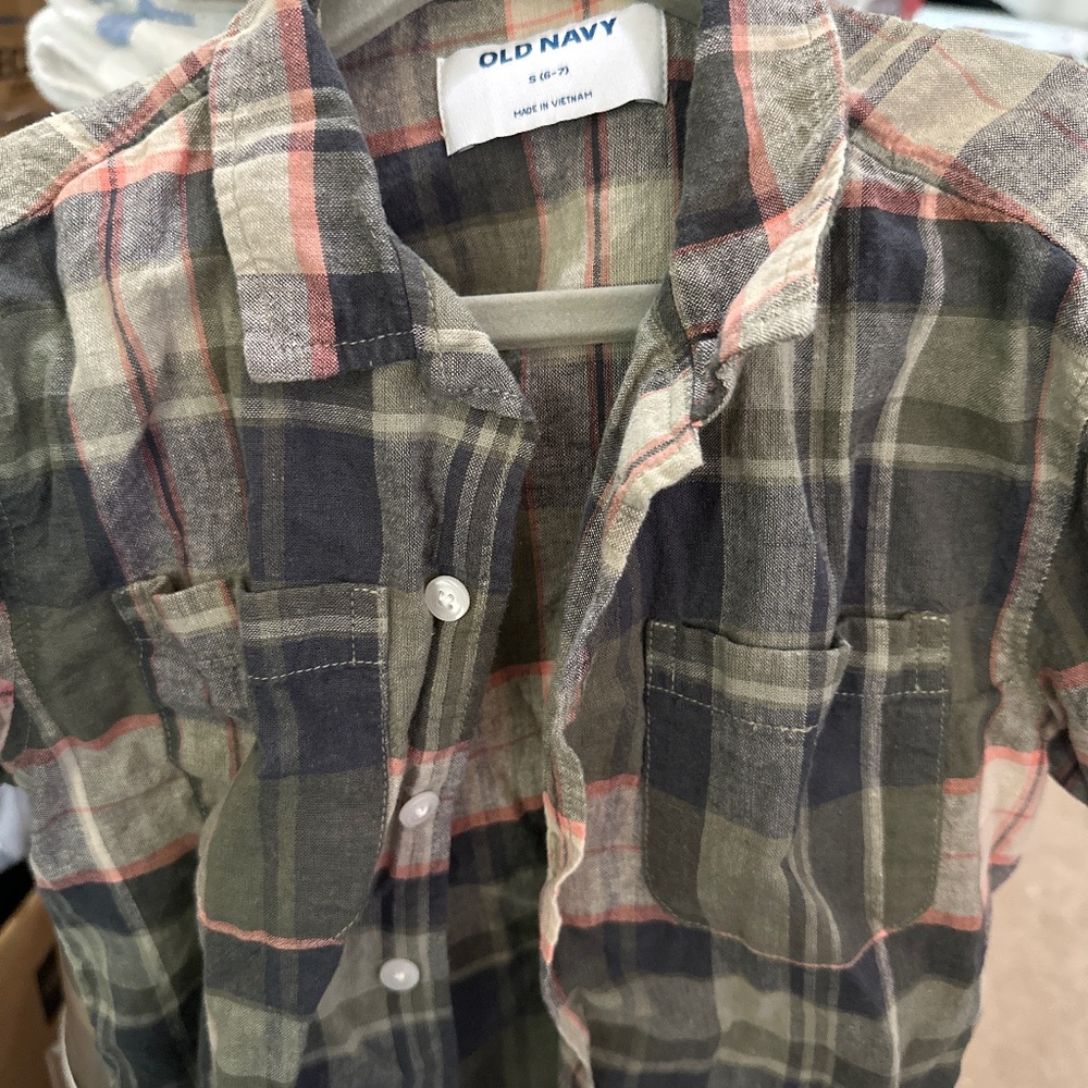 Boys short sleeved shirt